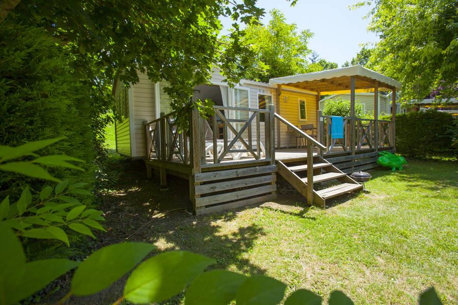 Location - Mobil Home Sarlat - 2 Chambres - RCN Vakantiepark Le Moulin de la Pique