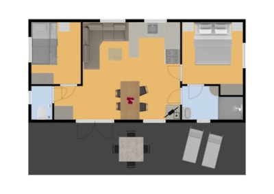 Mobile-home Sarlat - adapted to the people with reduced mobility