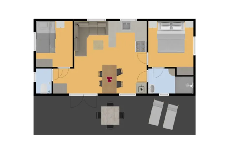 Mobil Home Monpazier - 2 Chambres