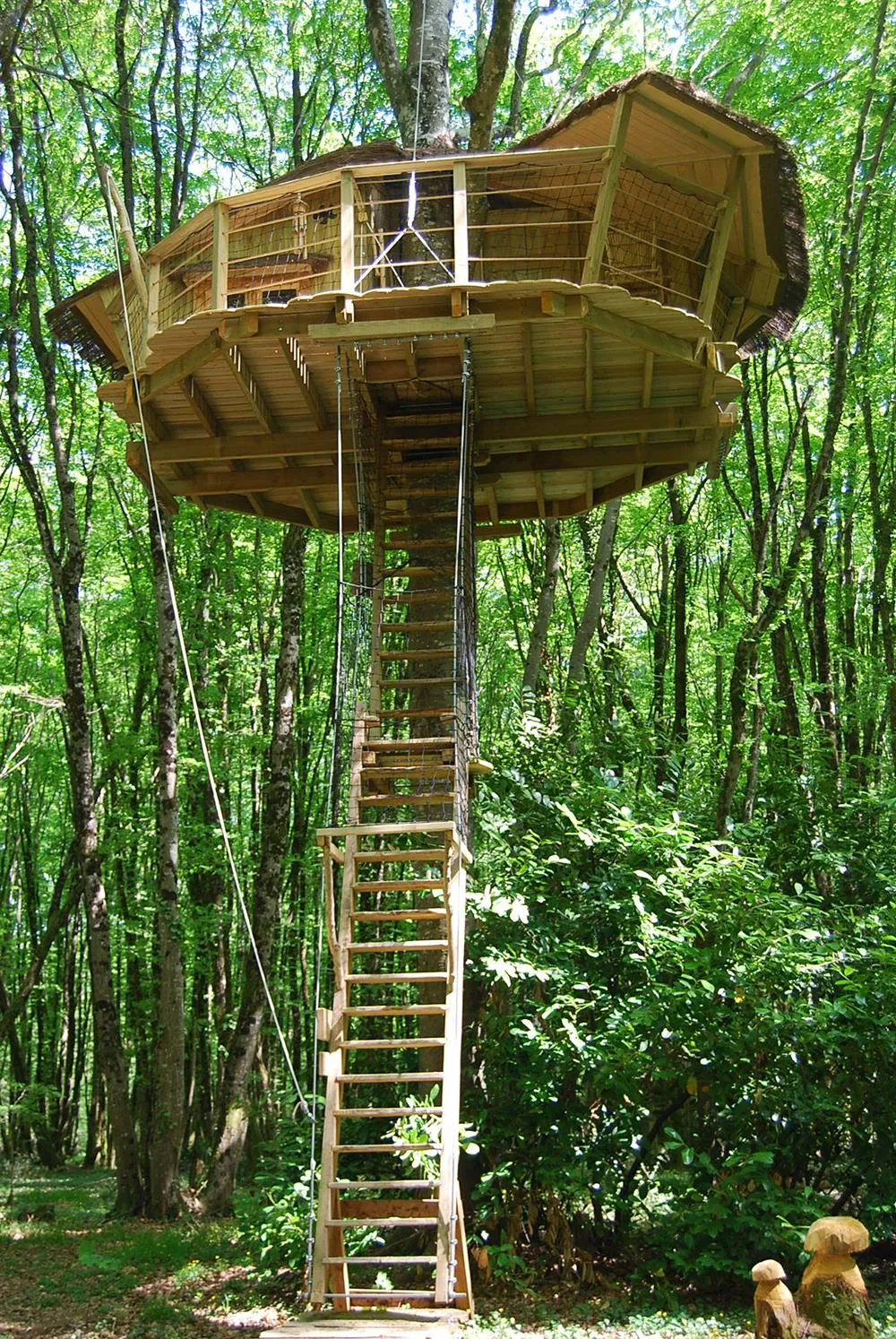 Chambre - Cabane De La Hulotte (À Partir De 12 Ans) - Le Parc de la Belle
