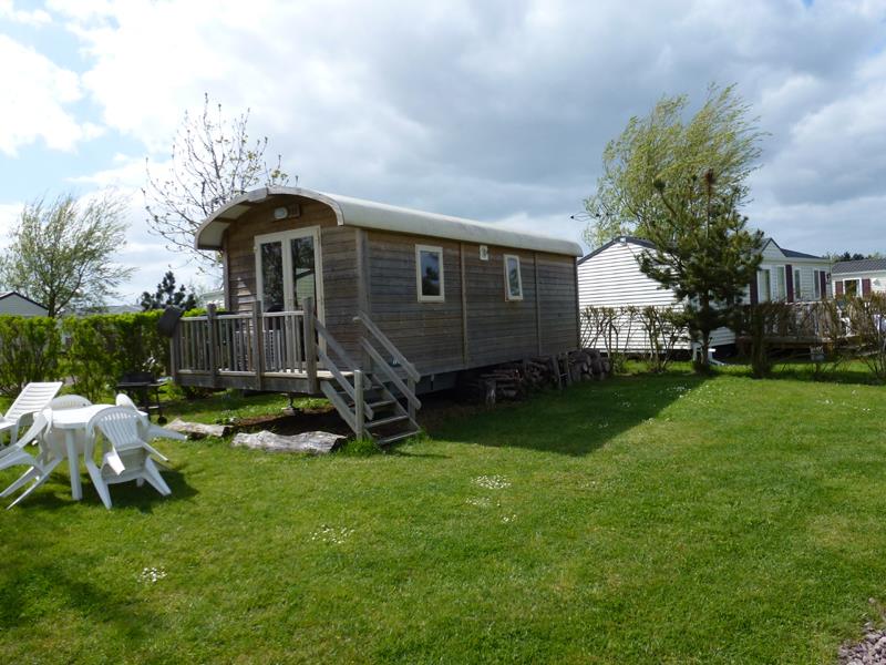 Location - Roulotte (2 Chambres) - Camping Les Peupliers