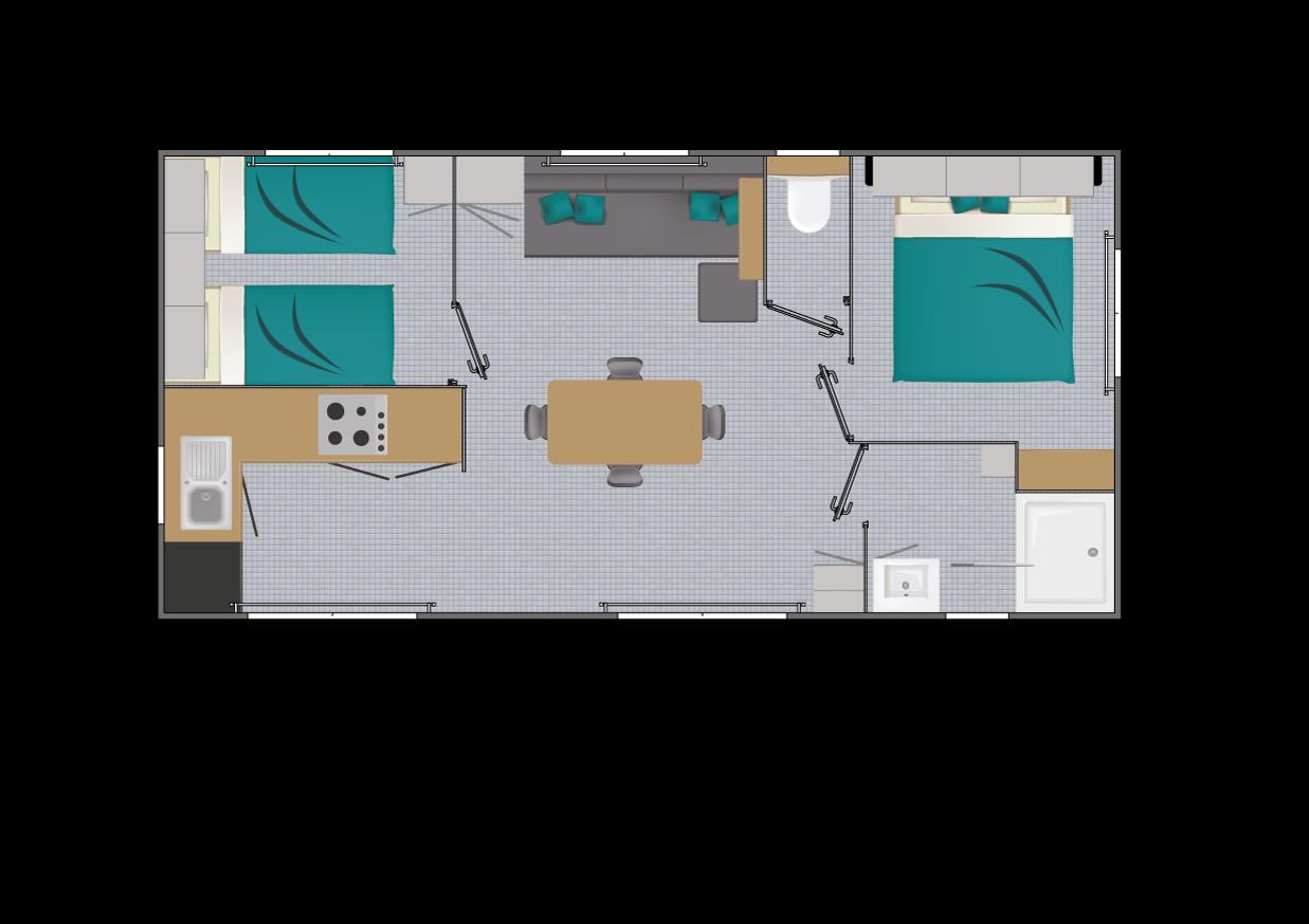 Lodge (2 habitaciones)