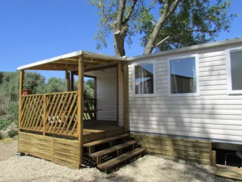 Mietunterkunft - Mobilheim 6 Plätze 3 Schlafzimmer Premium Klimaanlage - Camping Sous Doriat