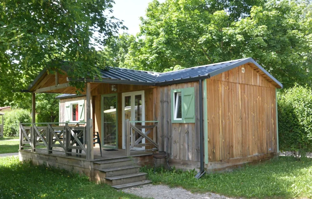 Accommodation - Cabane Du Jura (2 Bedrooms) Premium Air Conditioning - Camping Sous Doriat