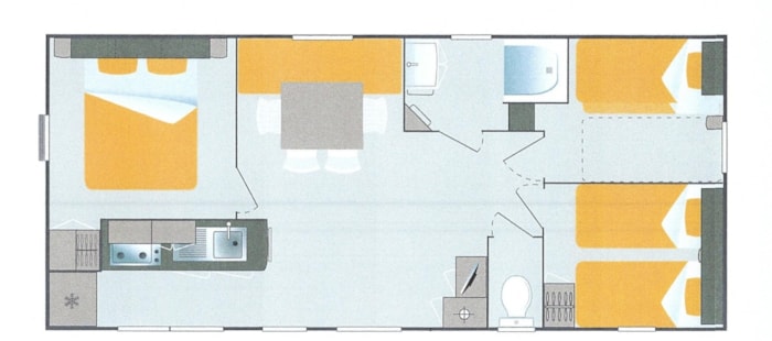 Mobil-Home 3 Chambres Gamme Classic