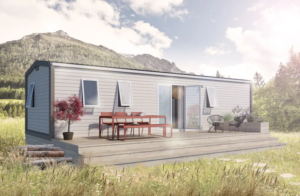 Accommodation - Mobile-Home 4 Bedrooms Premium Air Conditioning - Camping Sous Doriat