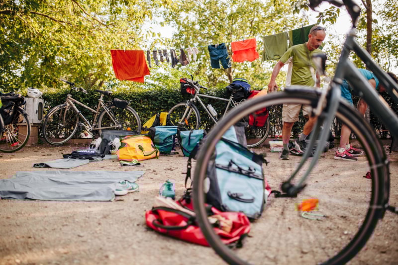 Standplaats:  tent -camper zonder elektriciteit