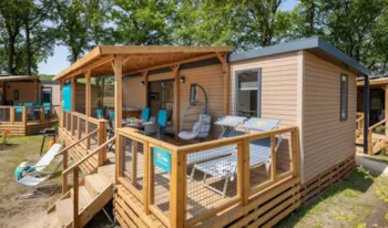 Mietunterkunft - Ultimate Mobile-Home Modèle Plus By Roan - 40 M² - 3 Schlafzimmer - Lounge-Terrasse - Camping Marvilla Parks - Domaine La Yole