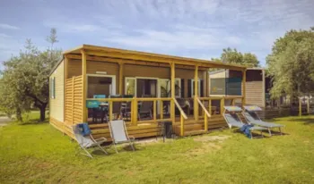Mietunterkunft - Ultimate Mobile-Home Modèle Plus By Roan - 37 M² - 3 Schlafzimmer - Lounge-Terrasse - Camping Marvilla Parks - Domaine La Yole