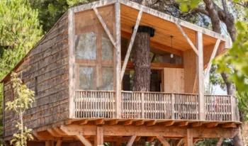 Mietunterkunft - Premium-Baumhaus – 2 Schlafzimmer - Camping Marvilla Parks - Domaine La Yole