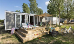 Huuraccommodatie(s) - Premium Stacaravan - 33 M² - 2 Slaapkamers - Verhoogd Terras - Homair-Marvilla - Domaine La Yole Camping Resort & Spa