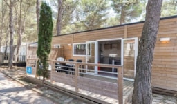 Alloggio - Mobil-Home Premium - 36 M² - 2 Camere - Terrazza Rialzata Scoperta - Homair-Marvilla - Domaine La Yole Camping Resort & Spa