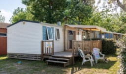 Mietunterkunft - Mobil-Home Comfort Modèle Xl - 29 M² - 2 Schlafzimmer - Clim - Erhöhte Terrasse - Homair-Marvilla - Domaine La Yole Camping Resort & Spa