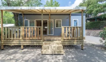 Mietunterkunft - Mobilheim  Comfort Modèle Xl - 32 M² - 3 Schlafzimmer - Tv - Clim - Erhöhte Terrasse - Camping Marvilla Parks - Domaine La Yole