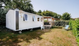 Huuraccommodatie(s) - Stacaravan  Comfort Modèle Xl - 32 M² - 3 Slaapkamers - Clim - Enkel Terras - Homair-Marvilla - Domaine La Yole Camping Resort & Spa