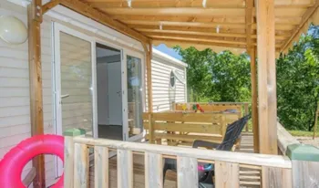 Mietunterkunft - Mobilheim Classic - 30 M² - 3 Schlafzimmer - Erhöhte Terrasse - Camping Marvilla Parks - Domaine La Yole