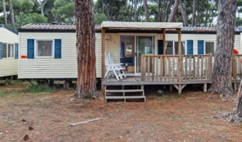 Mietunterkunft - Mobilheim Classic - 34 M² - 3 Schlafzimmer - Erhöhte Terrasse - Camping Marvilla Parks - Domaine La Yole