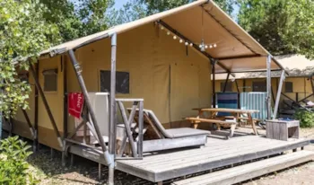 Mietunterkunft - Super Lodge - 34 M² - 2 Schlafzimmer - Klimaanlage - Camping Marvilla Parks - Domaine La Yole