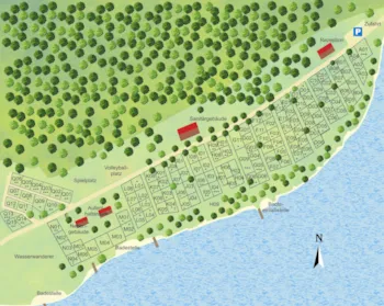 Stellplatz - Standplatz Für Wohnwagen, Wohnmobil Oder Zelt - 2 Pers. Inklusive - Campingplatz am Ziernsee