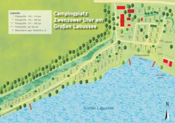 Stellplatz - Standplatz Für Wohnwagen, Wohnmobil Oder Zelt - 2 Pers. Inklusive - Campingplatz Zwenzower Ufer