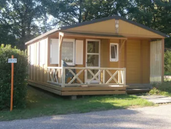 Mietunterkunft - Chalet Gitotel (Maxi. 4 Erwachsene + 1 Kind 14 Jahre Maxi) - Camping La Croix du Bois Sacker