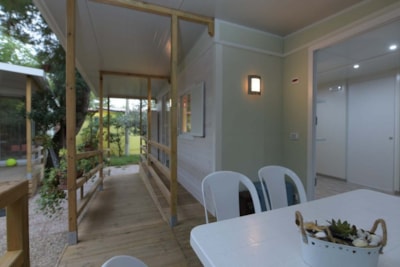 Mobile-home 4 bedrooms adapted to the people with reduced mobility