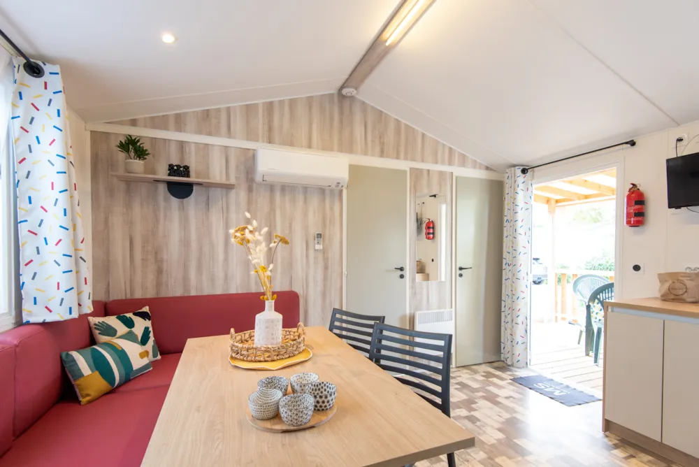Mietunterkunft - Cottage Florès Klassisch / D - Camping Campéole Pontaillac Plage 