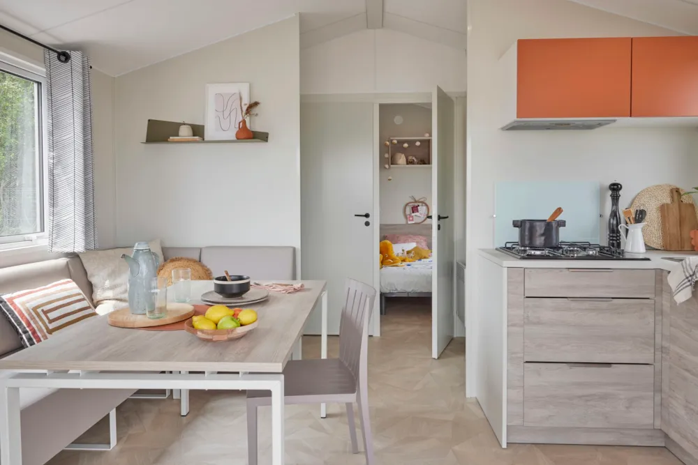 Mietunterkunft - Cottage Stella Komfort Klimatisiert / S - Camping Campéole Pontaillac Plage 