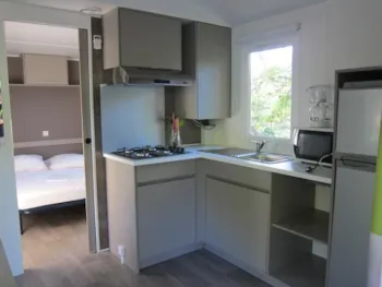 Mietunterkunft - Mobilheim Olivier Plus - Camping La Pinède en Provence