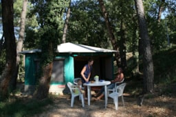 Huuraccommodatie(s) - Basilic - Camping La Pinède en Provence
