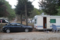 Kampeerplaats(en) - Kampeerplaats : 2 Pers., 1 Voertuig, 1 Tent / Caravan / Camper - Camping La Pinède en Provence