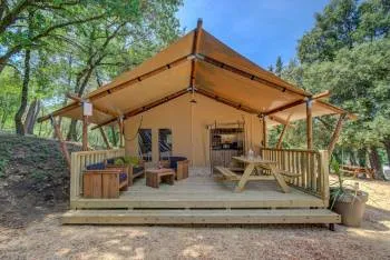 Mietunterkunft - Premium Lodge Für 4 Personen - Camping La Pinède en Provence