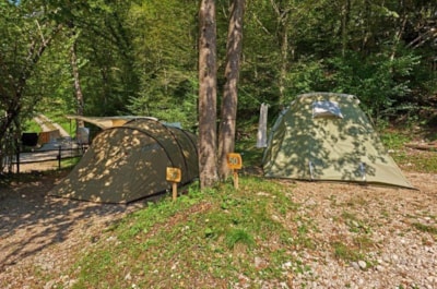 Tent pitch -