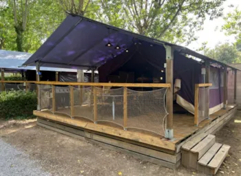 Mietunterkunft - Zelt Lodge Safari - Camping les Berges du Canal