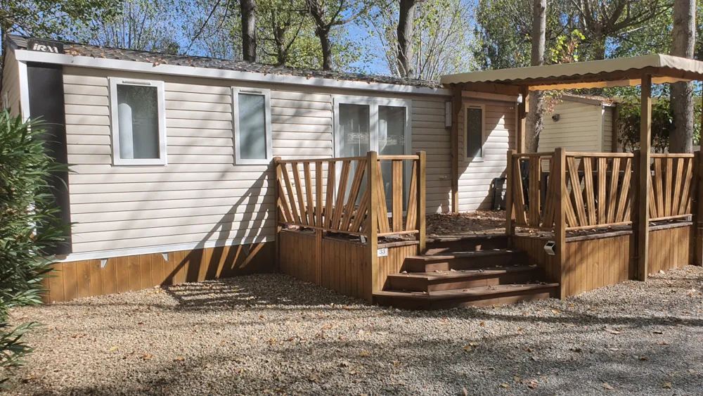 Location - Cottage**** Sérénité 3 Chambres - Camping les Berges du Canal