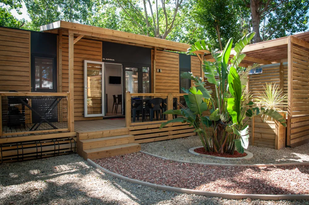 Location - Cottage***** Privilège 3 Chambres - Camping les Berges du Canal