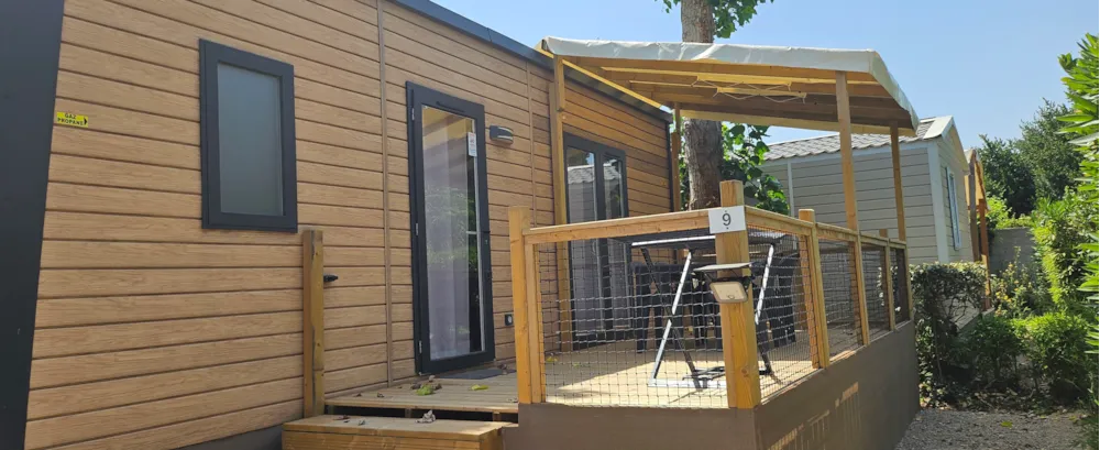 Location - Cottage****  Sérénité 2 Chambres - Camping les Berges du Canal