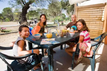 Mietunterkunft - Klimatisiertes Studio Cabine - M14c - Camping Tohapi - Le Domaine d'Anghione