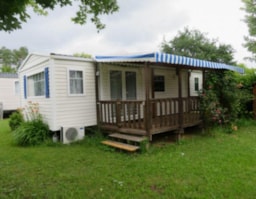 Location - Mobil Home Saphir Panoramique 2 Chambres + Climatisation - Camping du Bournat