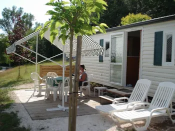Mietunterkunft - Mobilheim  Sympa Trigano - Camping Les 2 Lacs