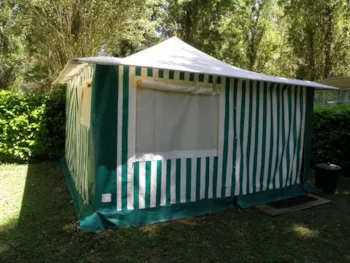 Mietunterkunft - Zeltbungalow Lagune - Camping Les 2 Lacs