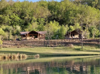 Mietunterkunft - Luxus-Safari-Zelt - Camping Les 2 Lacs