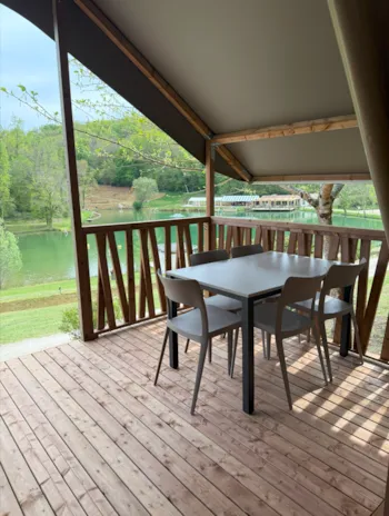 Mietunterkunft - Bungalow Toilé Pagan - Camping Les 2 Lacs