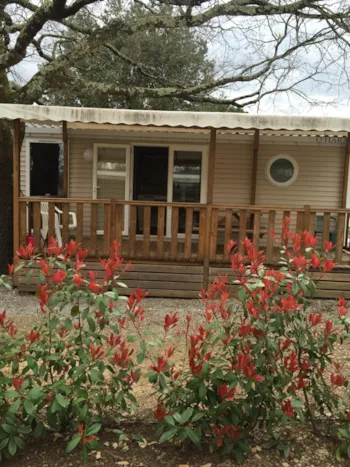 Mietunterkunft - Großes Mobilheim - Camping Les Cigales