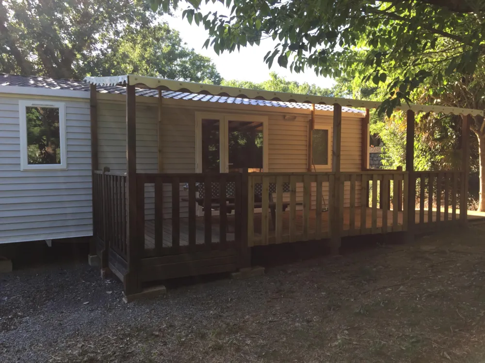 Location - Grand Mobil Home Personne À Mobilité Réduite - Camping Les Cigales