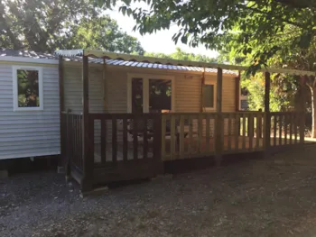 Mietunterkunft - Grand Mobilheim Behindertengerecht - Camping Les Cigales
