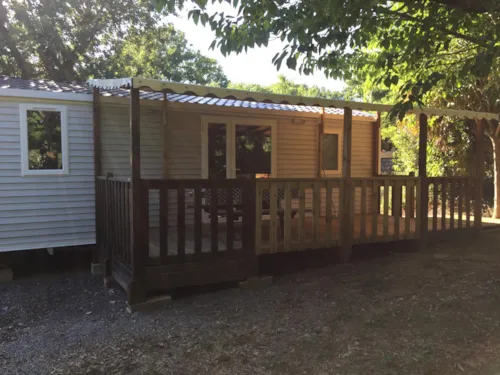 Mietunterkunft - Grand Mobilheim Behindertengerecht - image n°1 - Camping Les Cigales
