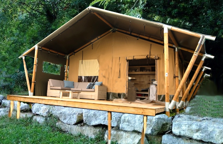 Accommodation - Lodge Safari De Luxe - CAMPING DE L'ARCHE