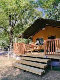 Location - Lodge Safari De Luxe - CAMPING DE L'ARCHE