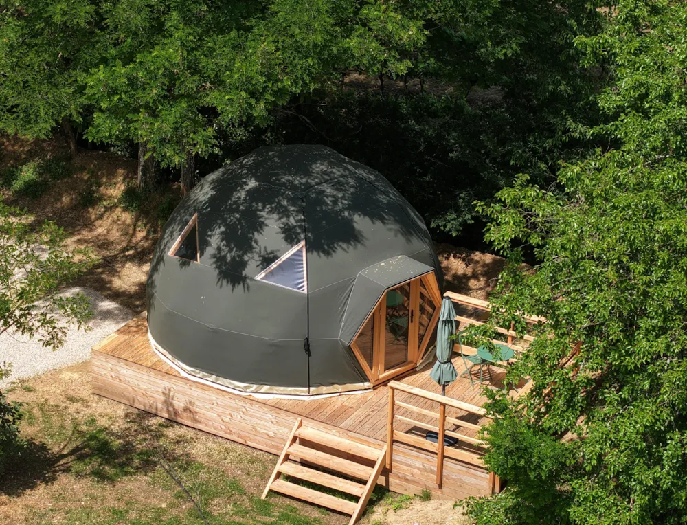 Mietunterkunft - Geodätische Kuppel - CAMPING DE L'ARCHE